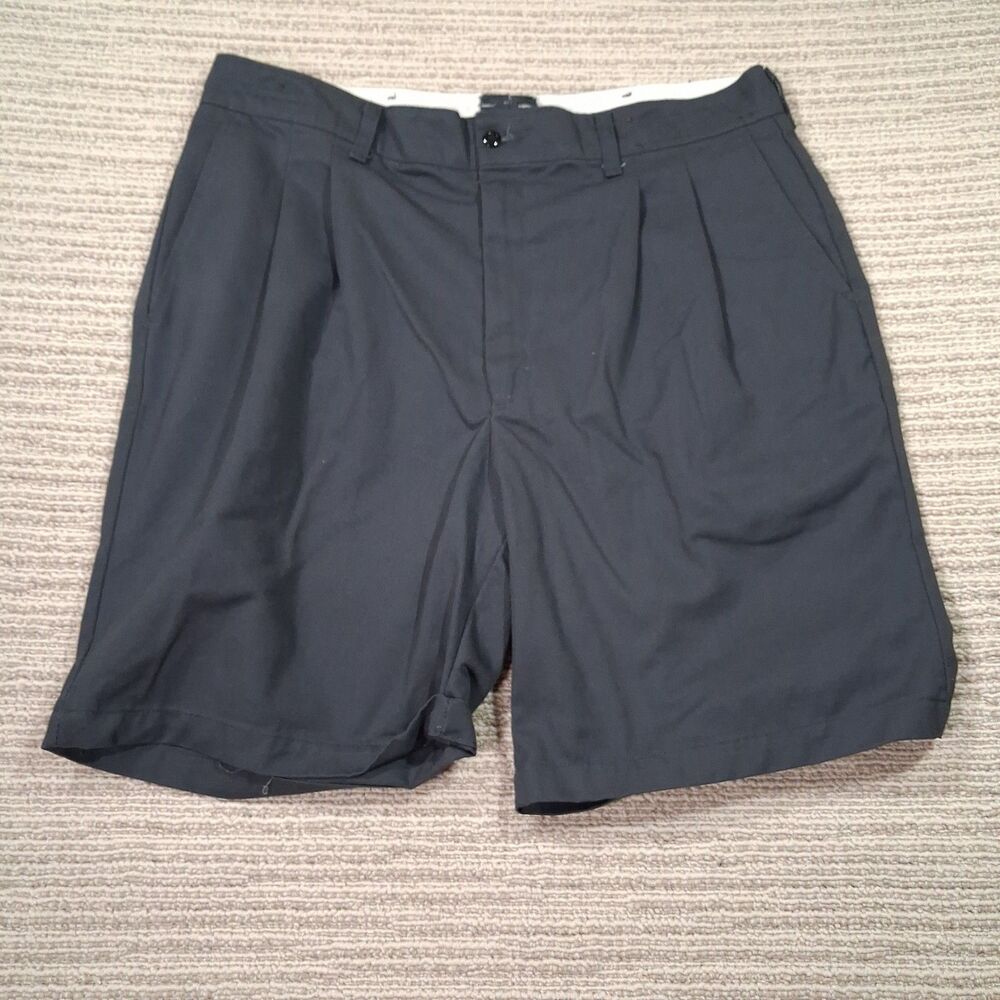 Red Kap Mens Navy Blue Work Shorts Size 36 Flat Front Uniform Utility Twill Pant
